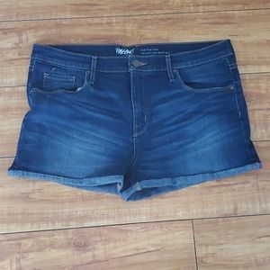 Mossimo Denim High Rise Blue Shorts